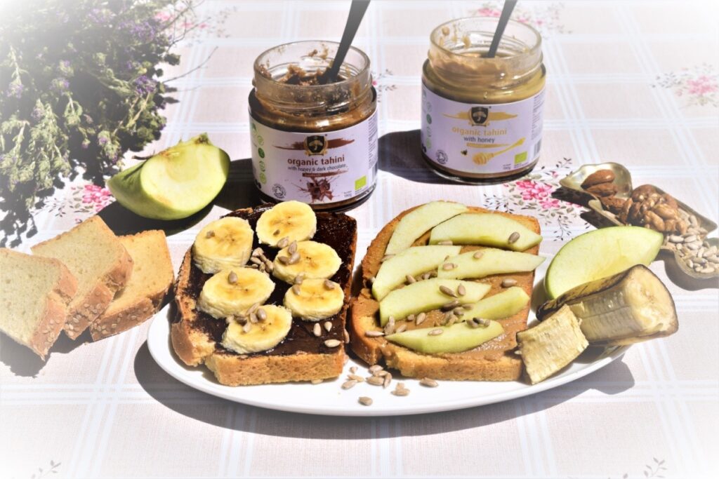 Golden Virgin Organic Foods - Recipes - Superfood Tahini Fast Breakfast