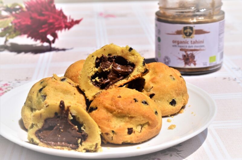 Tahini Dark Chocolate Cookies (Gluten Free)